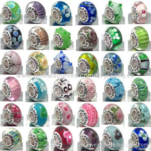 Glass charm beads, we can make crystal, glass, glaze, wooden gemstone charms beads